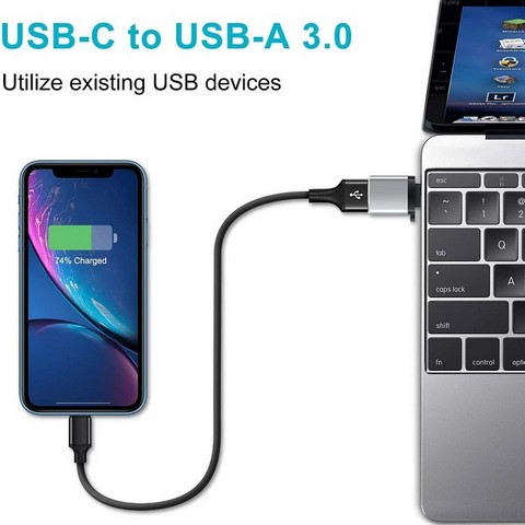 2 Piece Charger Adapter USB 3 To Type C OTG Connector Type